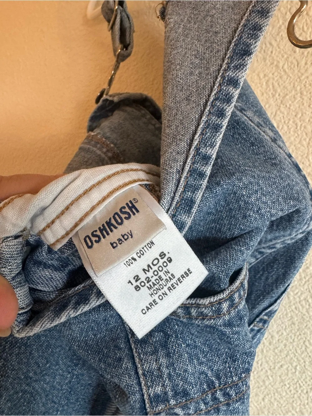 Vintage OshKosh B'gosh Denim Baby Overalls